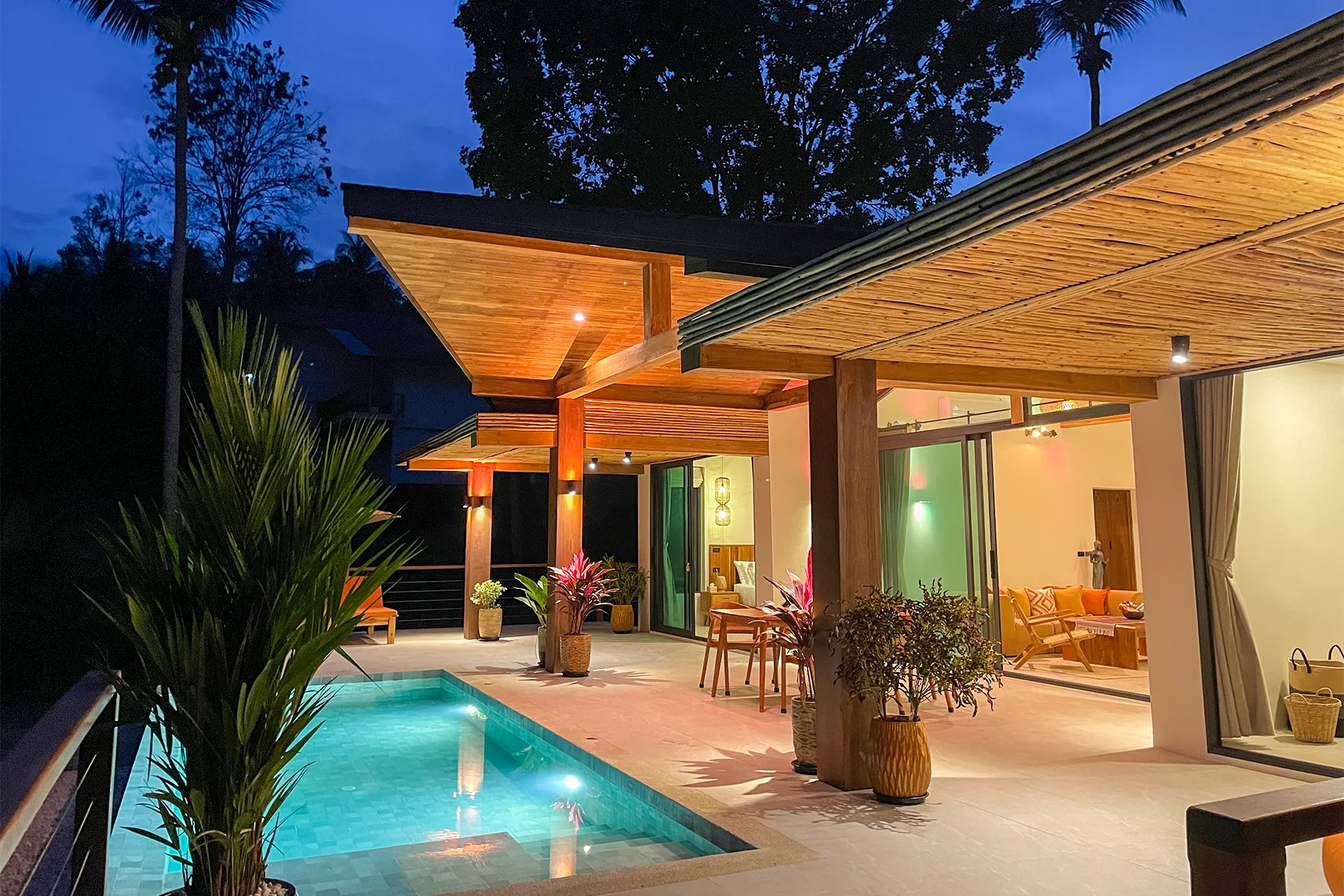 Villa Altura, villa privée avec piscine de nuit à Koh Phangan, Thaïlande