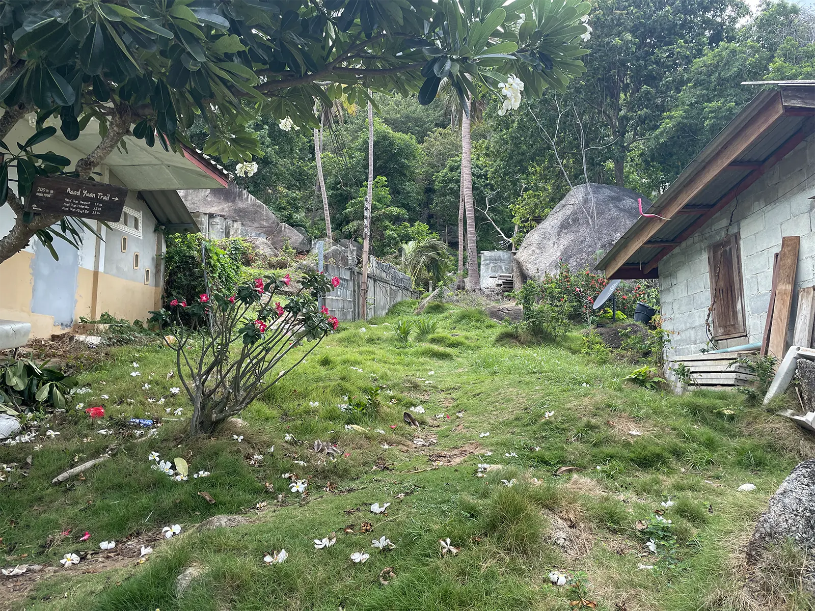 Vue côte est Koh Phangan Haad Yuan randonnée