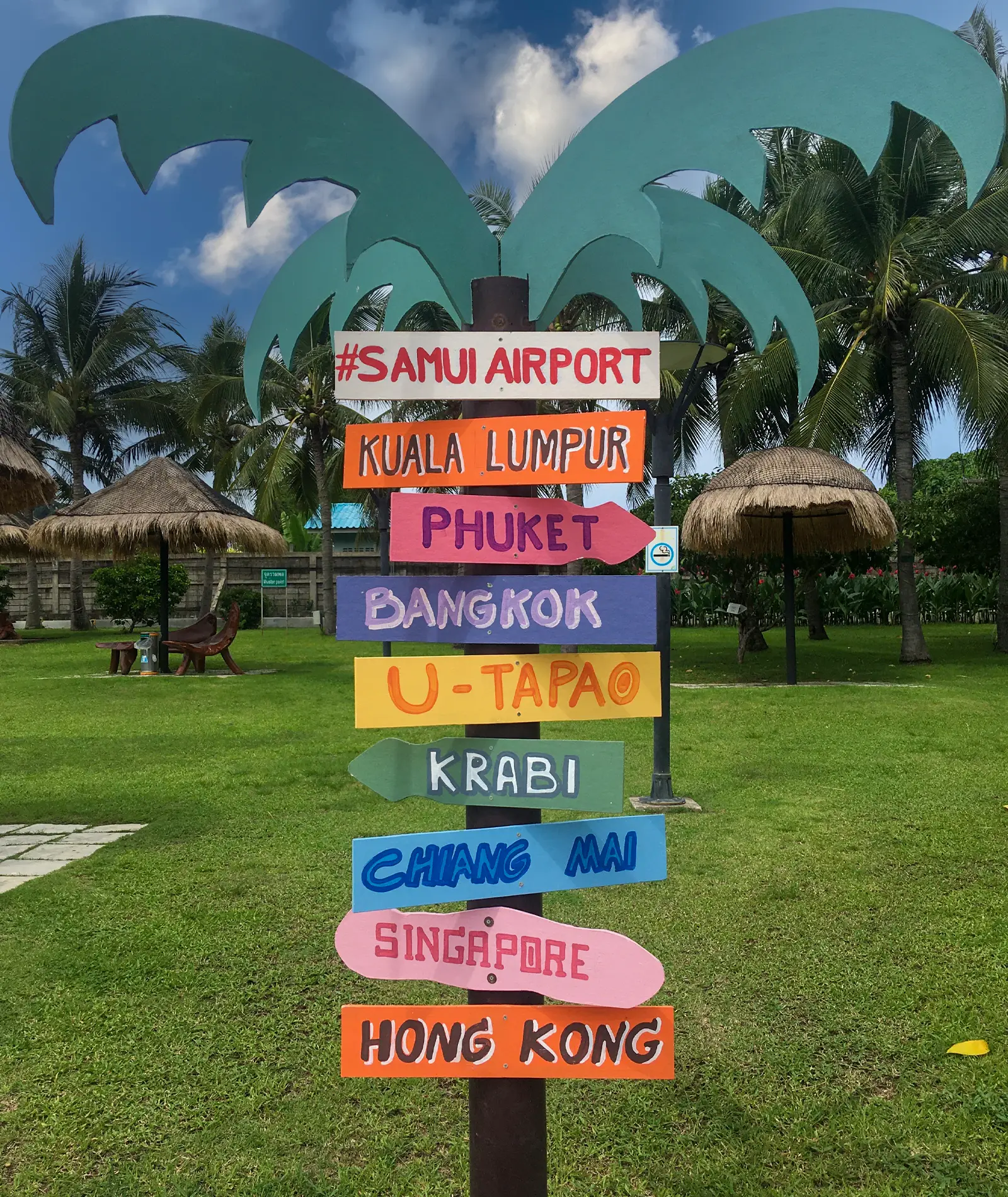 Flughafen Koh Samui, Ausgangspunkt fuer die Faehrueberfahrt
