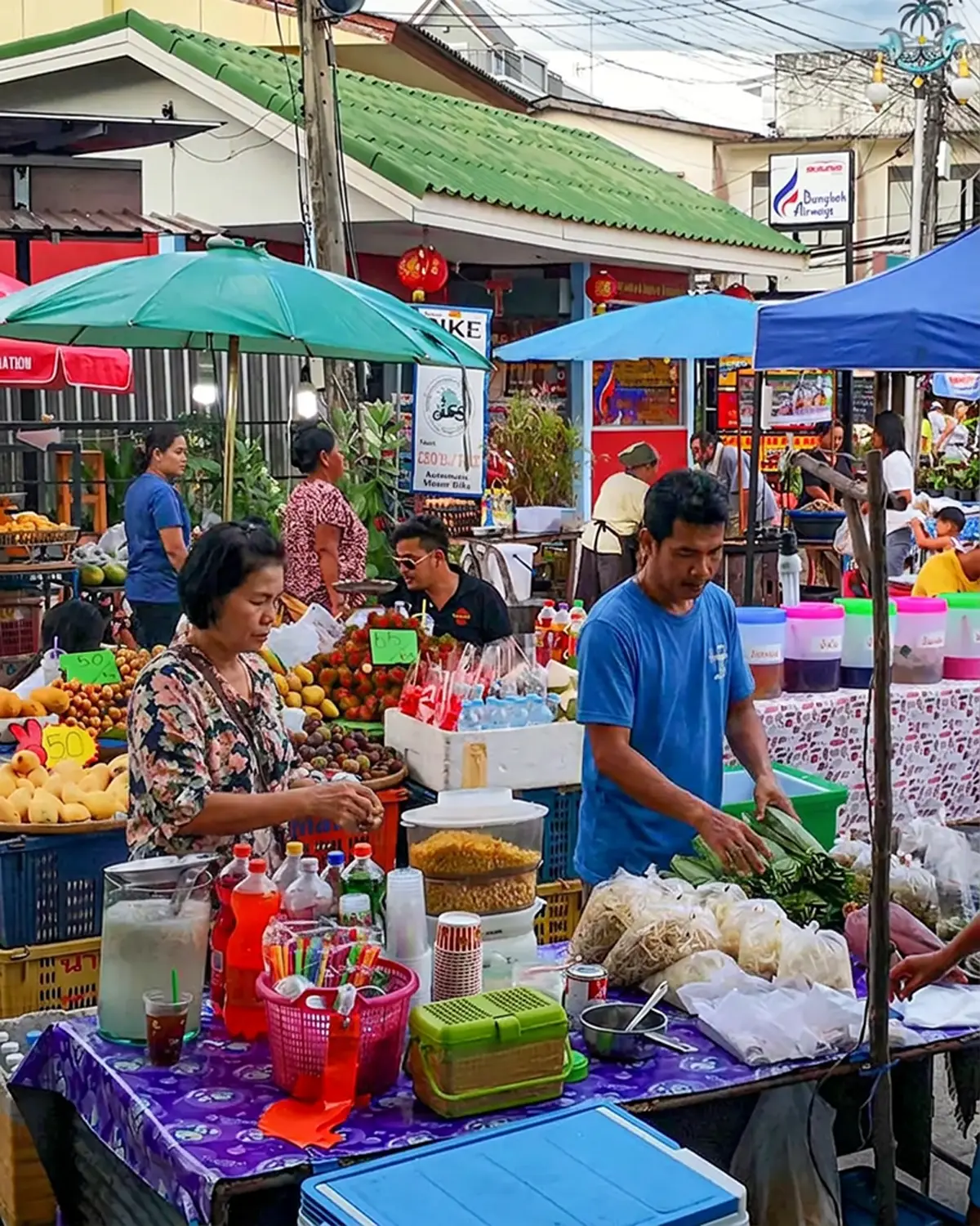 Marché nocturne de Thong Sala, Koh Phangan
